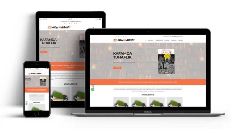 Kitapçı Kırtasiye Web Tasarımı