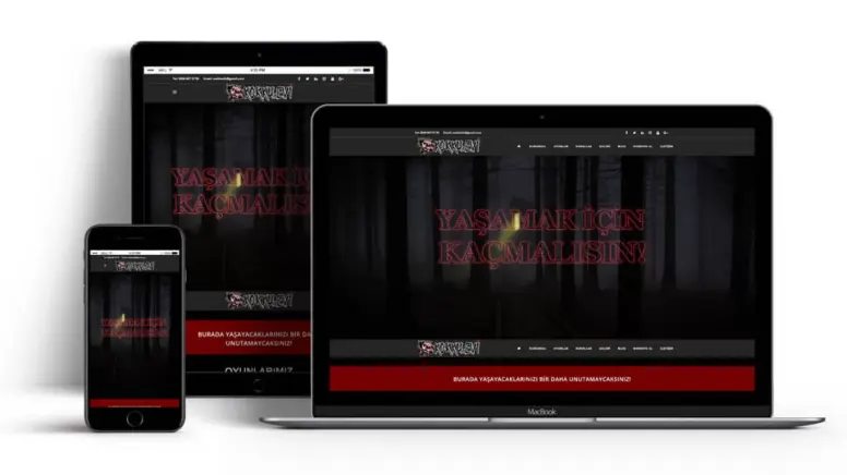 Korku Evi Eğlence Mekanı Web Tasarımı